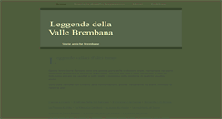 Desktop Screenshot of leggende.vallebrembana.org